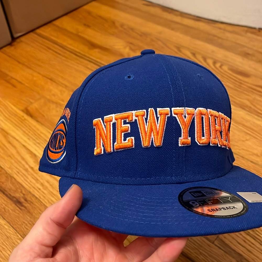 New Era Blue and Orange New York Hat